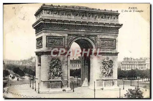 Cartes postales Paris L&#39Arc de Triomphe