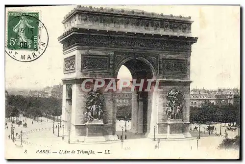 Cartes postales Paris L&#39Arc de Triomphe