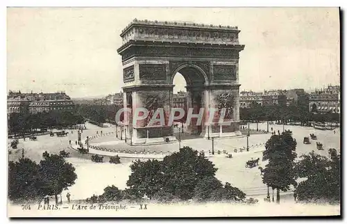 Cartes postales Paris L&#39Arc de Triomphe