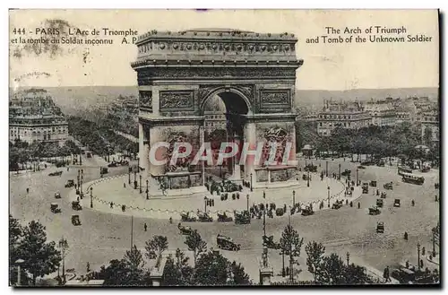 Cartes postales Paris L&#39Arc de Triomphe de I&#39Etoile