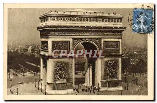 Ansichtskarte AK Paris En Flanant L&#39Arc de Triomphe