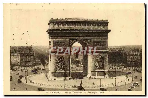 Cartes postales Paris L&#39Arc de Triomphe