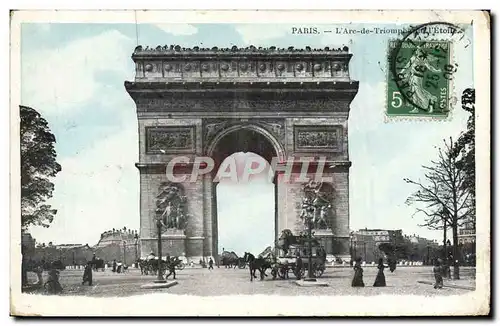 Cartes postales Paris L&#39Arc de Triomphe