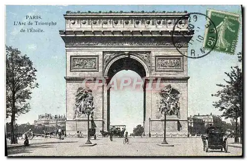 Cartes postales Paris L&#39Arc de Triomphe de l&#39Etoile