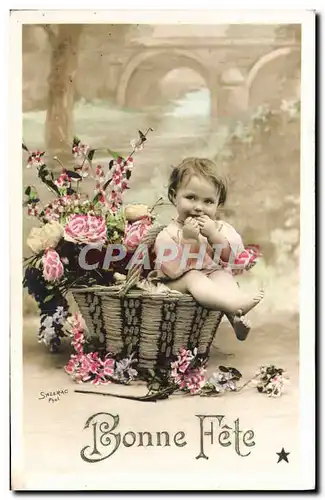 Cartes postales Bonne Fete Enfant Bebe