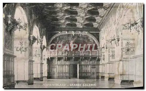 Cartes postales Fontainebleau Grande Galerie