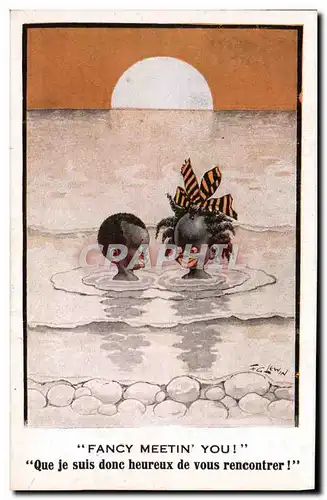 Cartes postales Fancy Meetin You enfants de couleur