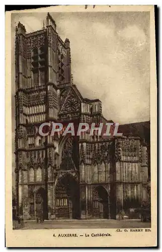 Cartes postales Auxerre La Cathedrale