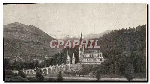 Cartes postales Lourdes La Basilique