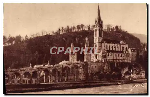 Cartes postales Lourdes La Basilique