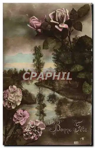 Cartes postales Bonne Fete Fleurs