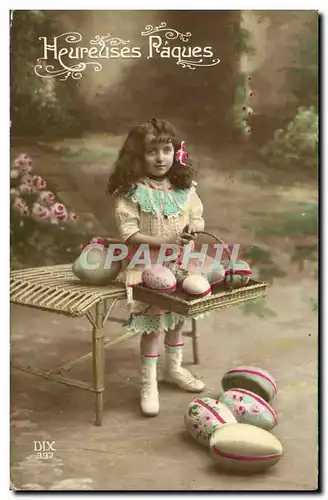 Cartes postales Fantaisie Enfant Heureuses Paques