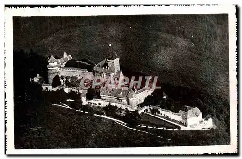 Cartes postales Haut Koenigsbourg Altitude Le Chateau Photo prise par Avion