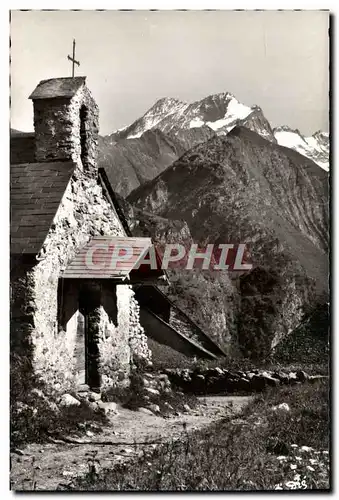 Cartes postales moderne Paysages Alpestres Chapelle La Haute montagne