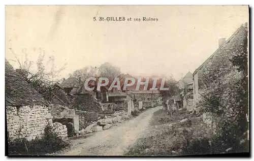 Cartes postales St Gilles et ses Ruines Militaria