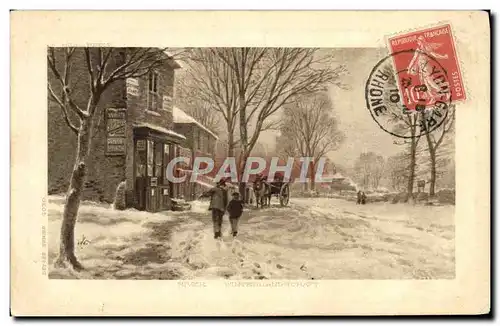 Cartes postales Fantaisie Hiver