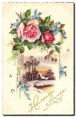 Cartes postales Fantaisie Fleurs