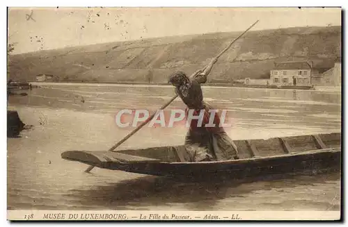 Cartes postales Fantaisie Musee du Luxembourg La fille du passeur Adam