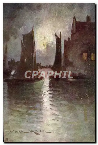 Cartes postales Fantaisie Bateaux