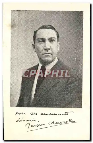 Cartes postales moderne Dedicace imprimee Maurice Chevalier