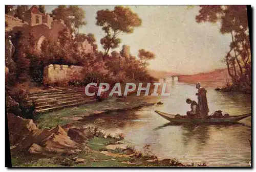 Cartes postales Fantaisie Salons de Paris De Plument Ave Maria