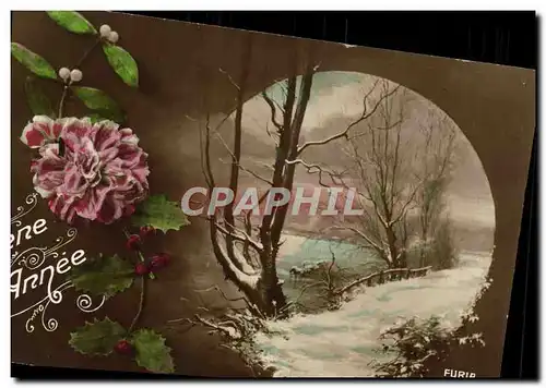 Cartes postales Fantaisie Bonne annee