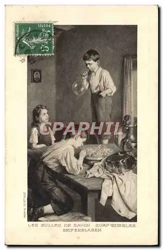 Cartes postales Les bulles de savon Enfants