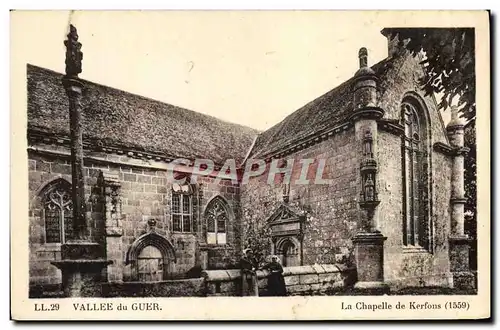 Ansichtskarte AK Vallee Du Guer La Chapelle de Kerfons