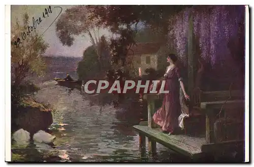 Cartes postales Salons de Paris Hippolyte Lucas L&#39heure exquise
