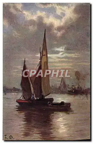 Cartes postales Fantaisie Bateau