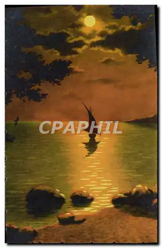 Cartes postales Fantaisie Bateau