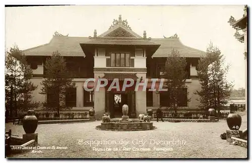 Cartes postales Exposition des Arts decoratifs Paris Pavillon de l&#39art colonial francais Elephant