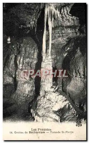 Ansichtskarte AK Grottes de Betharram Torsade St Pierre