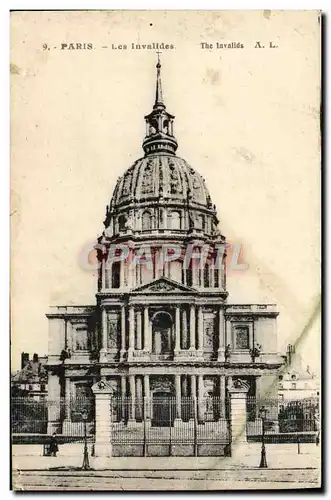 Cartes postales Paris Les Invalides