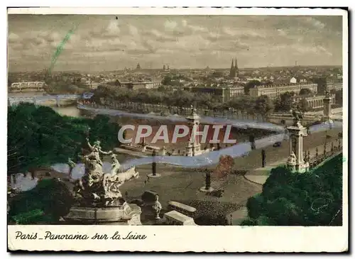 Cartes postales Paris Panorama sur la Seine