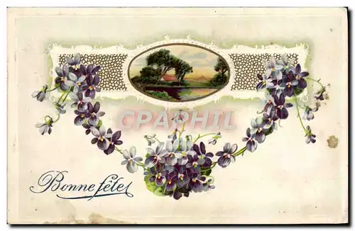 Cartes postales Bonne Fete Fleurs