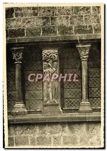 Cartes postales Le Tarn Et Illustre St Antonin Noble Val Facade Du Monument Adam Et Eve