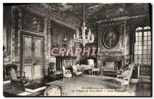 Cartes postales Chateaux Du Calvados Chateau De Balleroy Salon D'Honneur