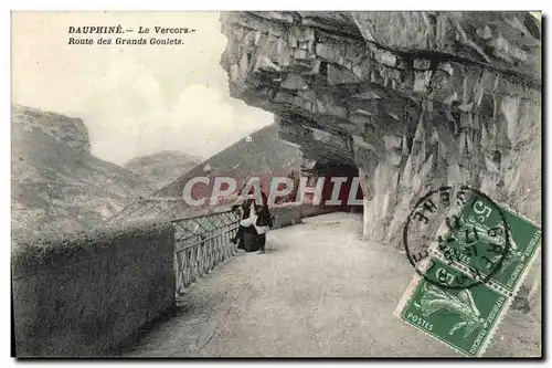 Ansichtskarte AK Dauphine Le Vercors Route Des Grands Goulets