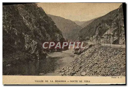 Cartes postales Vallee De La Bidassoa Route De Vera