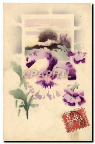 Cartes postales Fantaisie Fleurs