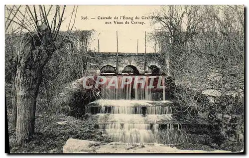 Ansichtskarte AK Cascade De l&#39Etang Du Grand Moulin Aux Vaux De Cernay