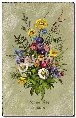 Cartes postales moderne Bonne Fete Maman Fleurs