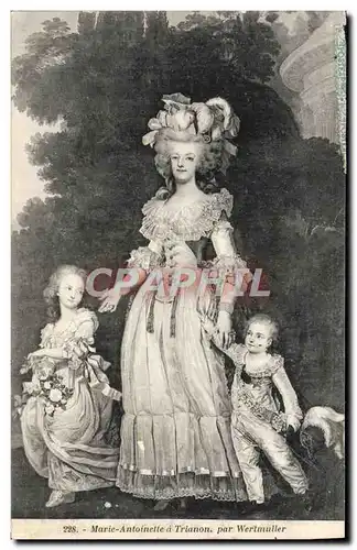 Ansichtskarte AK Marie Antoinette A Trianon Par Wertmuller