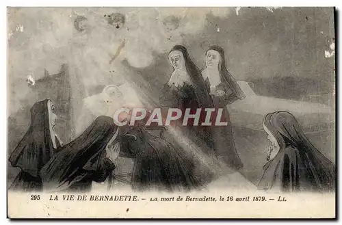 Ansichtskarte AK La Vie De Bernadette La Mort De Bernadette Le 16 avril 1879