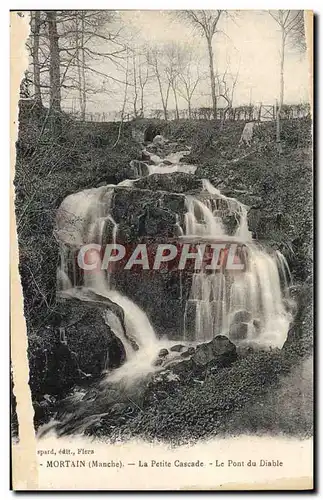 Ansichtskarte AK Mortain La Petite Cascade Le Pont Du Diable