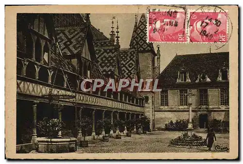 Cartes postales Beaune Hotel Dieu Cour d&#39Honneur