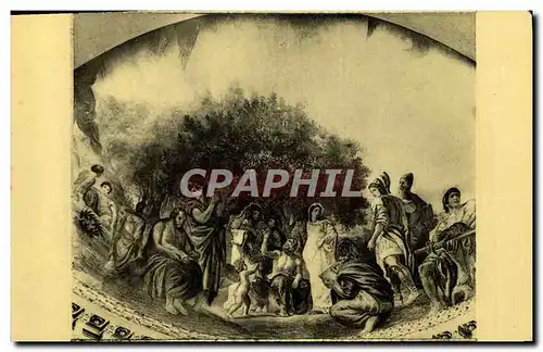 Ansichtskarte AK Delacroix Paris Palais Du Luxembourg Coupole De La Bibliotheque Les Grecs illustres