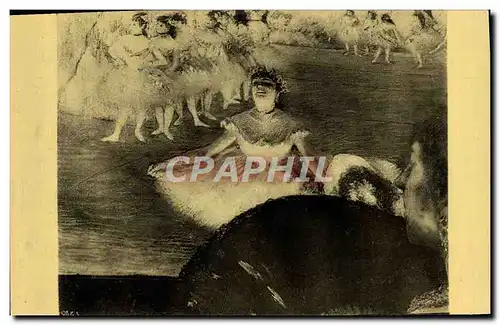 Cartes postales Degas Danseuse Saluant Sur La Scene