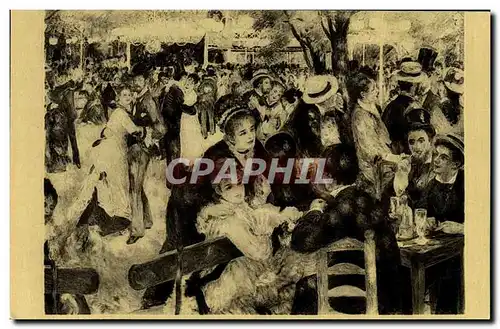 Cartes postales Renoir Paris Musee Du Louvre Le moulin de la Galette